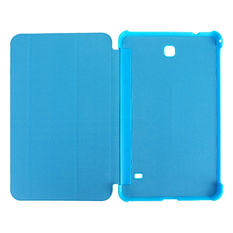 2-folding Wave Texture Flip Leather Case with Holder & Sleep / Wake-up Function for Galaxy Tab 4 8.0 / T330