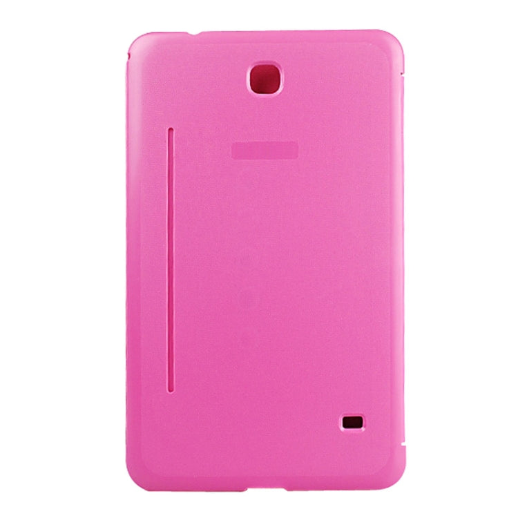 2-folding Wave Texture Flip Leather Case with Holder & Sleep / Wake-up Function for Galaxy Tab 4 8.0 / T330
