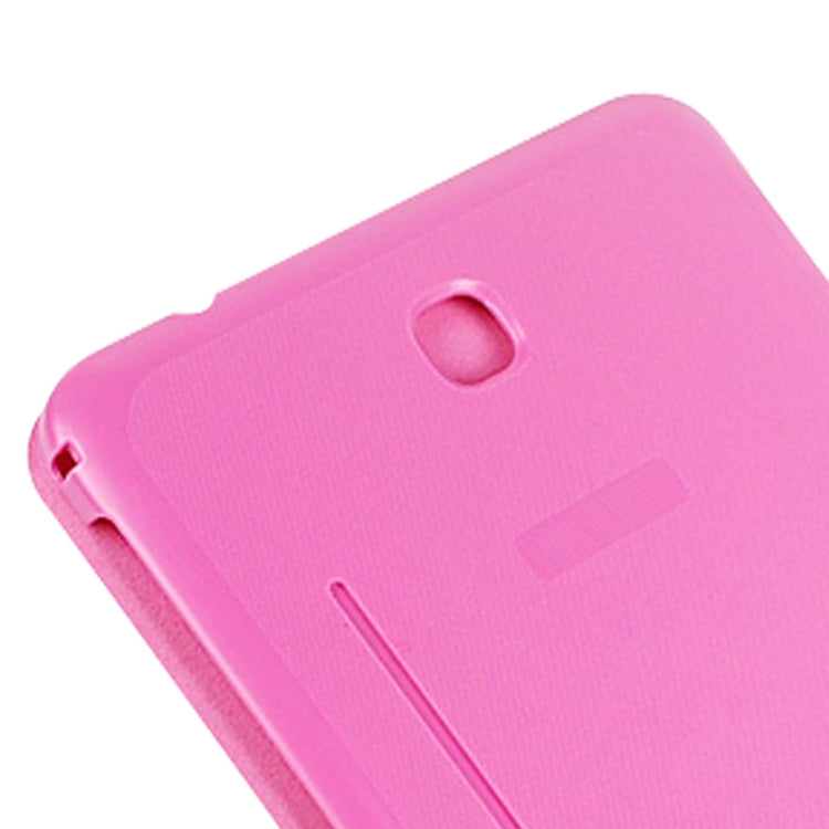 2-folding Wave Texture Flip Leather Case with Holder & Sleep / Wake-up Function for Galaxy Tab 4 8.0 / T330