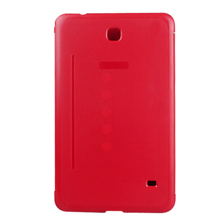 2-folding Wave Texture Flip Leather Case with Holder & Sleep / Wake-up Function for Galaxy Tab 4 8.0 / T330
