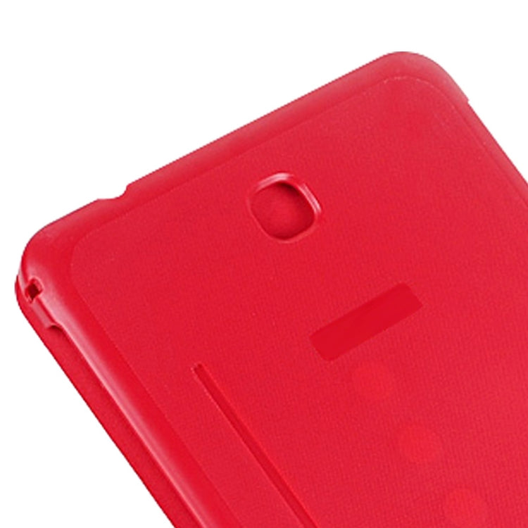 2-folding Wave Texture Flip Leather Case with Holder & Sleep / Wake-up Function for Galaxy Tab 4 8.0 / T330