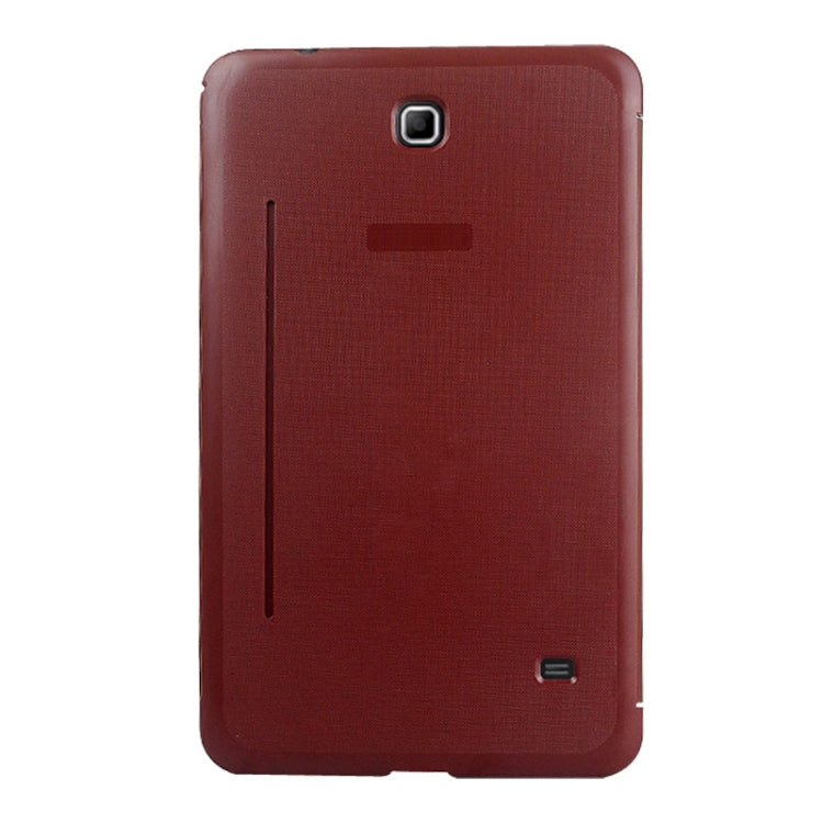 2-folding Wave Texture Flip Leather Case with Holder & Sleep / Wake-up Function for Galaxy Tab 4 8.0 / T330