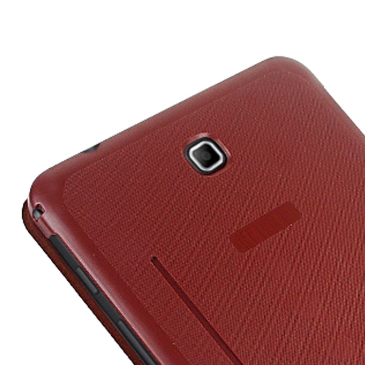 2-folding Wave Texture Flip Leather Case with Holder & Sleep / Wake-up Function for Galaxy Tab 4 8.0 / T330
