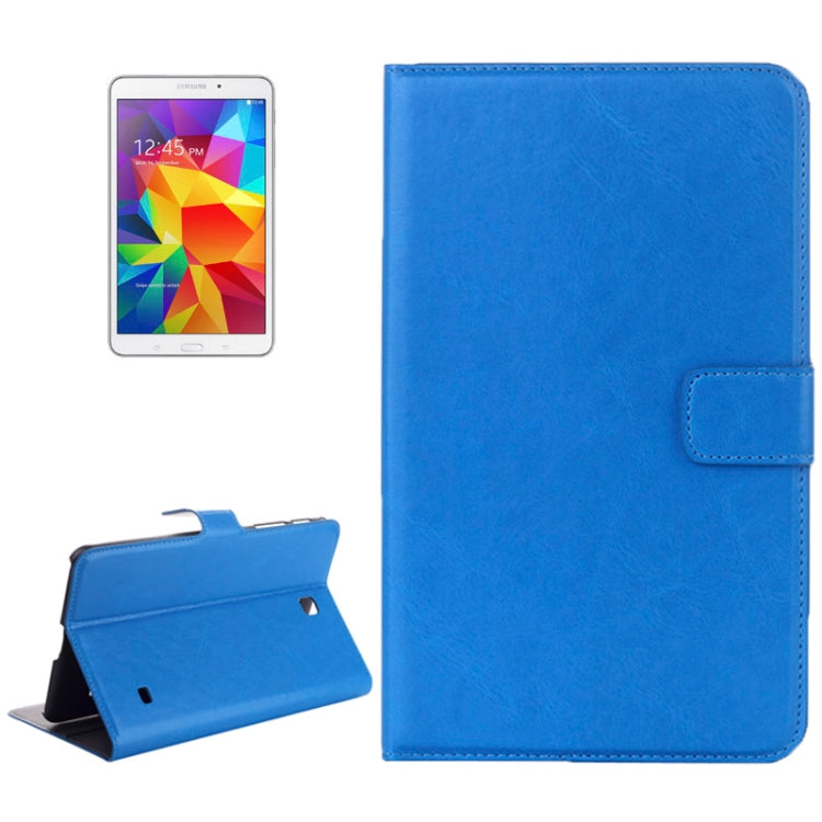 Crazy Horse Texture Flip Leather Case with Credit Card Slots & Holder for Galaxy Tab 4 8.0 / T330
