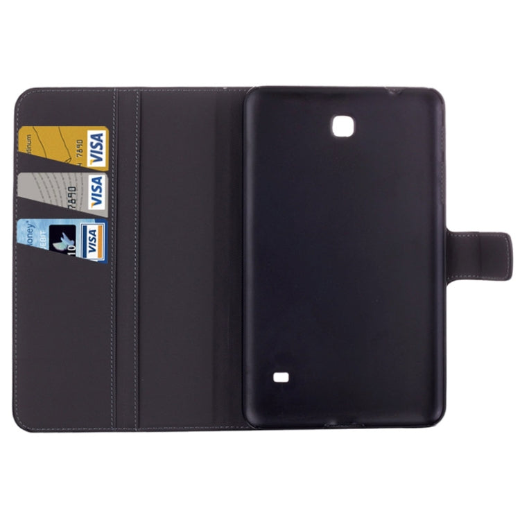 Crazy Horse Texture Flip Leather Case with Credit Card Slots & Holder for Galaxy Tab 4 8.0 / T330