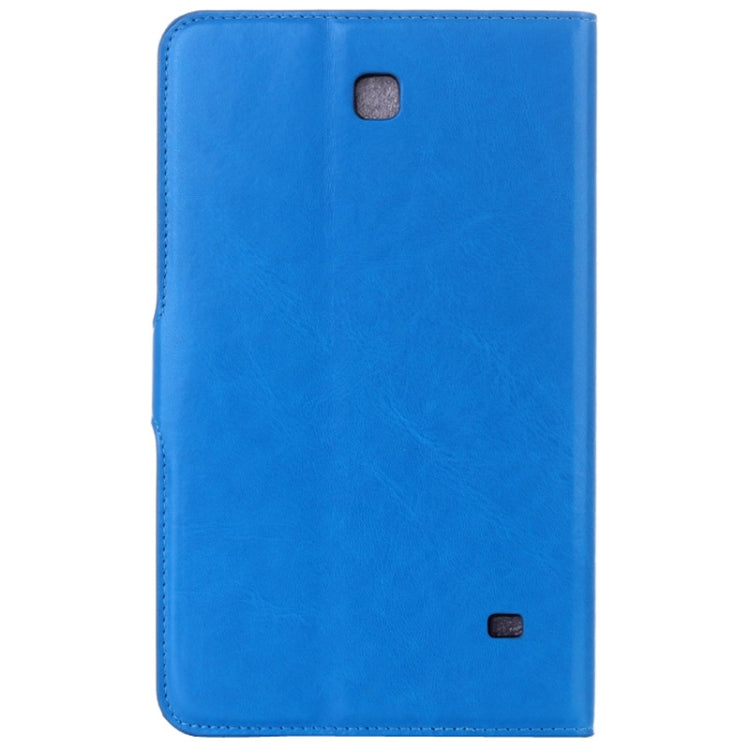 Crazy Horse Texture Flip Leather Case with Credit Card Slots & Holder for Galaxy Tab 4 8.0 / T330