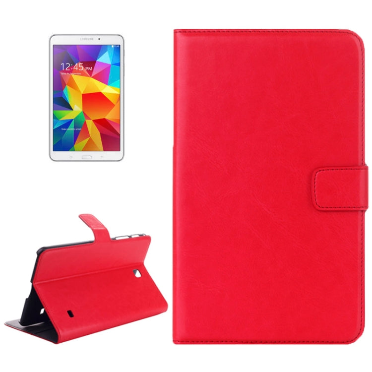 Crazy Horse Texture Flip Leather Case with Credit Card Slots & Holder for Galaxy Tab 4 8.0 / T330