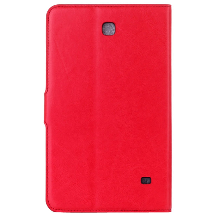 Crazy Horse Texture Flip Leather Case with Credit Card Slots & Holder for Galaxy Tab 4 8.0 / T330