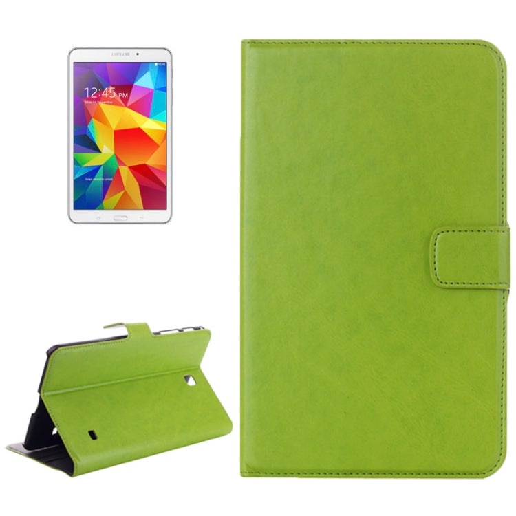 Crazy Horse Texture Flip Leather Case with Credit Card Slots & Holder for Galaxy Tab 4 8.0 / T330