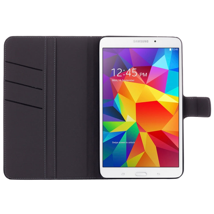 Crazy Horse Texture Flip Leather Case with Credit Card Slots & Holder for Galaxy Tab 4 8.0 / T330
