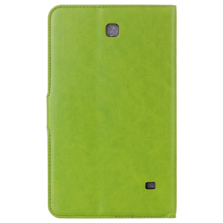 Crazy Horse Texture Flip Leather Case with Credit Card Slots & Holder for Galaxy Tab 4 8.0 / T330