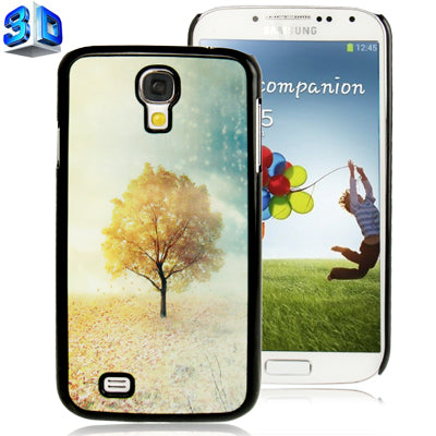3D Effects Four Seasons Tree Pattern Plastic Case for Galaxy S IV / i9500