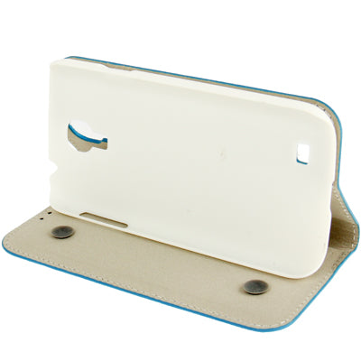Gravel Texture  Leather Case with Holder for Galaxy S IV / i9500