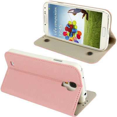 Gravel Texture  Leather Case with Holder for Galaxy S IV / i9500