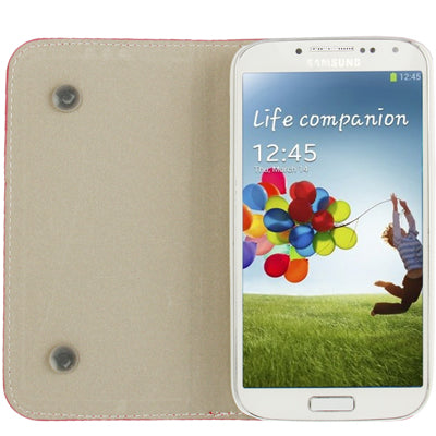 Gravel Texture  Leather Case with Holder for Galaxy S IV / i9500