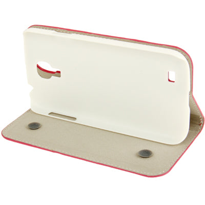 Gravel Texture  Leather Case with Holder for Galaxy S IV / i9500