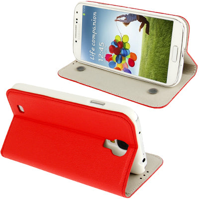 Gravel Texture  Leather Case with Holder for Galaxy S IV / i9500