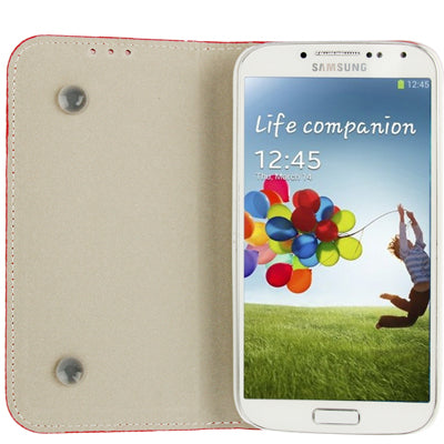 Gravel Texture  Leather Case with Holder for Galaxy S IV / i9500