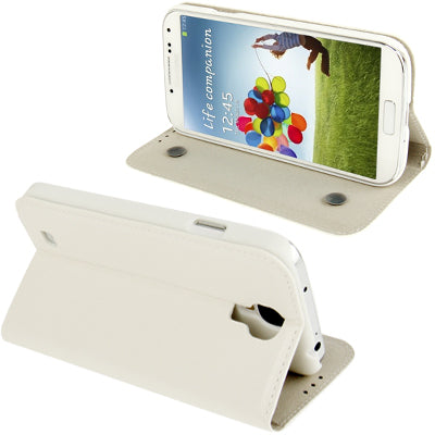 Gravel Texture  Leather Case with Holder for Galaxy S IV / i9500