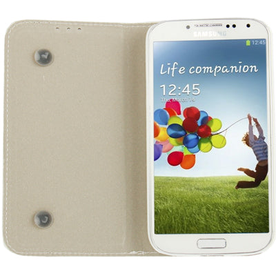 Gravel Texture  Leather Case with Holder for Galaxy S IV / i9500