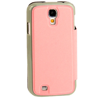 Horizontal Flip Leather Case with Sleep / Wake-up Function for Galaxy S IV / i9500