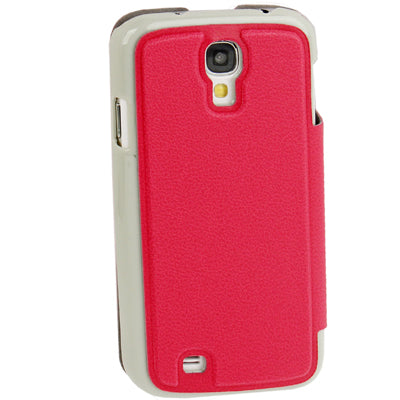 Horizontal Flip Leather Case with Sleep / Wake-up Function for Galaxy S IV / i9500