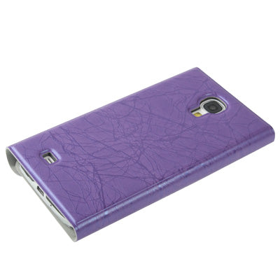 Wallet Style Diamond Encrusted Roots Texture Horizontal Flip Leather Case for Galaxy S IV / i9500