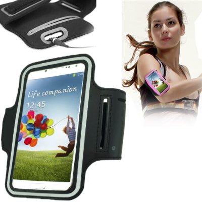 Universal PU Sports Armband Case with Earphone Hole for Galaxy S 3 / i9300, S 4 / i9500
