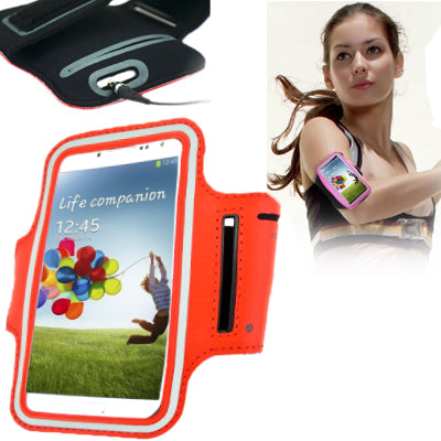 Universal PU Sports Armband Case with Earphone Hole for Galaxy S 3 / i9300, S 4 / i9500