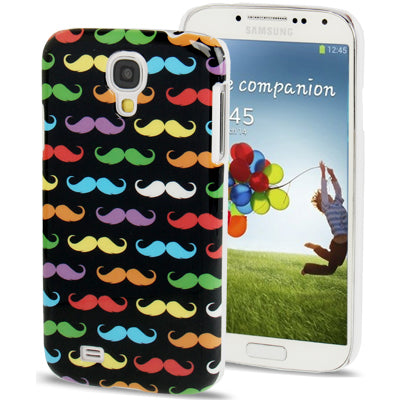 Moustache Pattern Plastic Case for Galaxy S IV / i9500