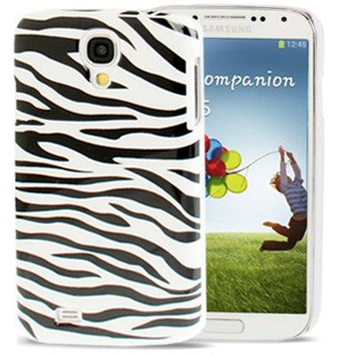 Zebra-stripe Pattern Plastic Case for Galaxy S IV / i9500