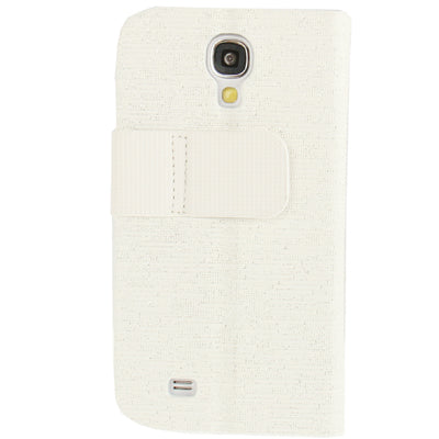 Flash Lines Button Leather Case with Credit Card Slots & Holder for Galaxy S IV / i9500