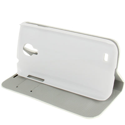 Flash Lines Button Leather Case with Credit Card Slots & Holder for Galaxy S IV / i9500