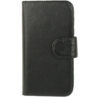 Lichi Texture Flip Leather Case Cover with Credit Card Slots & Belt Clip for Galaxy S IV / i9500