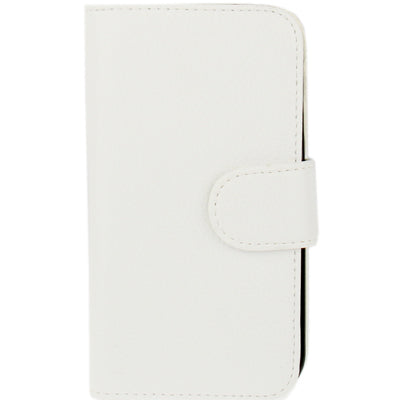 Lichi Texture Flip Leather Case Cover with Credit Card Slots & Belt Clip for Galaxy S IV / i9500