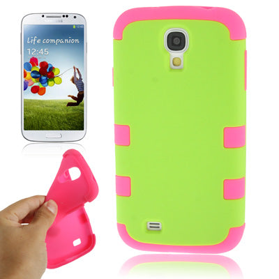 2 in 1 Anti-skid (Plastic + Silicon) Combination Case for Galaxy S IV / i9500