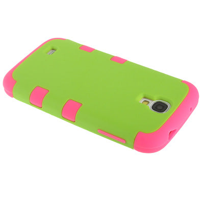 2 in 1 Anti-skid (Plastic + Silicon) Combination Case for Galaxy S IV / i9500