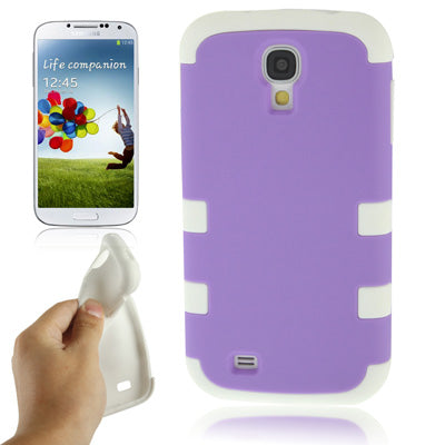 2 in 1 Anti-skid (Plastic + Silicon) Combination Case for Galaxy S IV / i9500