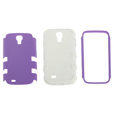 2 in 1 Anti-skid (Plastic + Silicon) Combination Case for Galaxy S IV / i9500