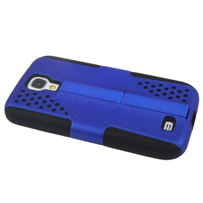 Plastic + Silicon Combination Case with Retractable Holder for Galaxy S IV / i9500