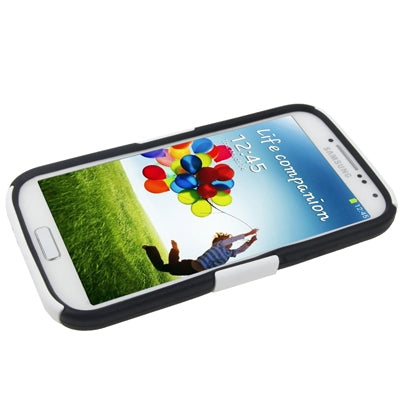Plastic + Silicon Combination Case with Retractable Holder for Galaxy S IV / i9500