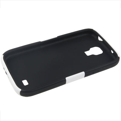 Plastic + Silicon Combination Case with Retractable Holder for Galaxy S IV / i9500