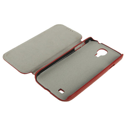 Luxury Leather Series Weave Texture Horizontal Flip Imported Sheepskin Case for Galaxy S IV / i9500
