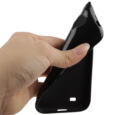 Pure Color Protection TPU Case for Galaxy S IV / i9500(Black)