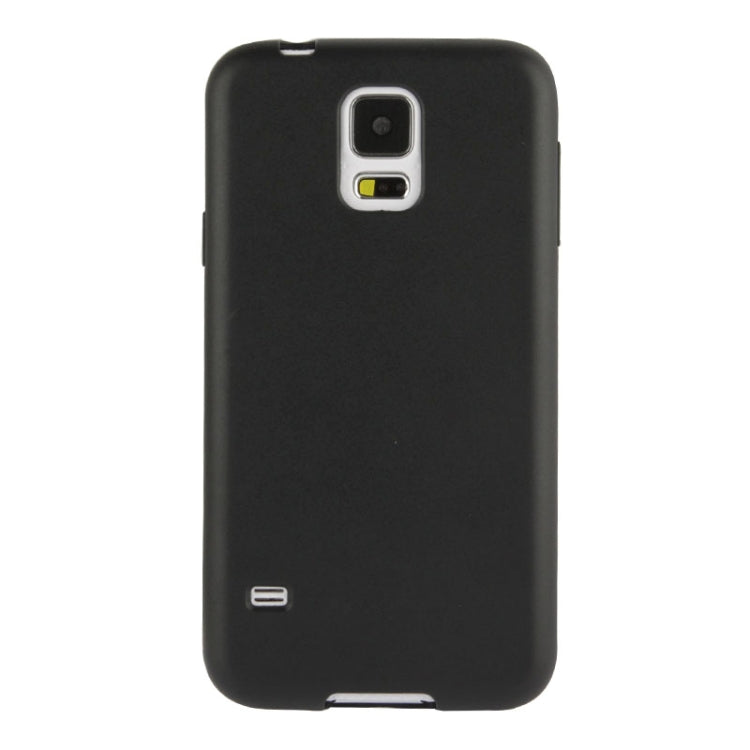 Touch Screen Flip Frosted TPU Case for Galaxy S5 / G900