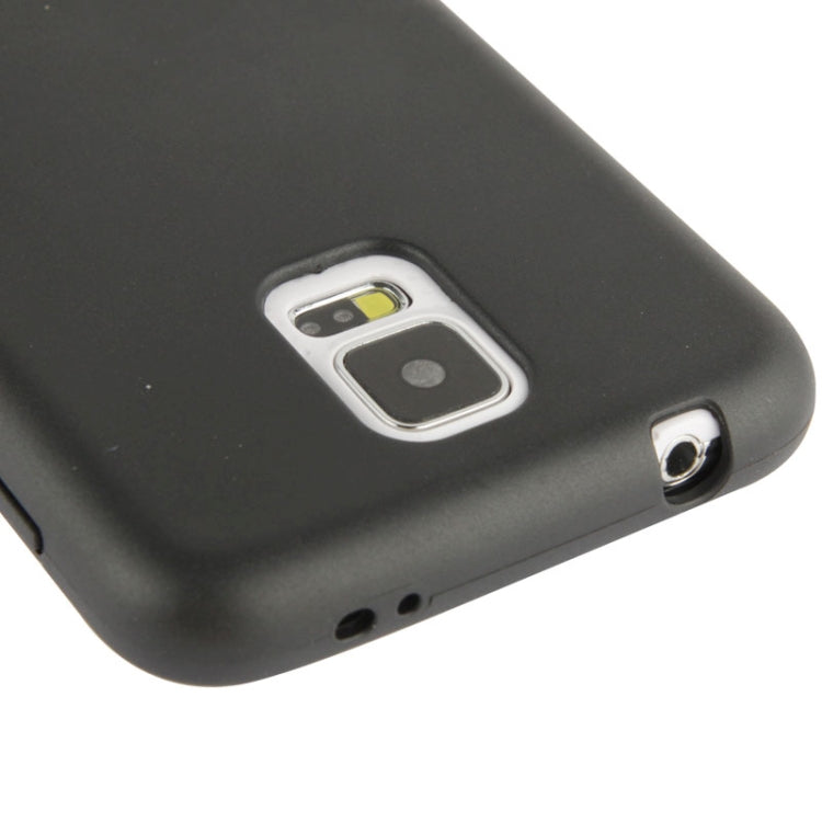 Touch Screen Flip Frosted TPU Case for Galaxy S5 / G900