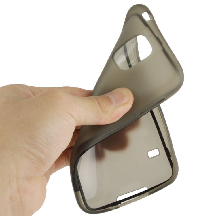 Touch Screen Flip Frosted TPU Case for Galaxy S5 / G900