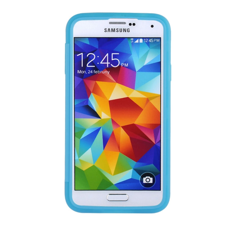 Touch Screen Flip Frosted TPU Case for Galaxy S5 / G900