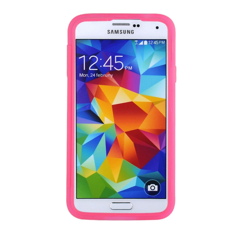 Touch Screen Flip Frosted TPU Case for Galaxy S5 / G900