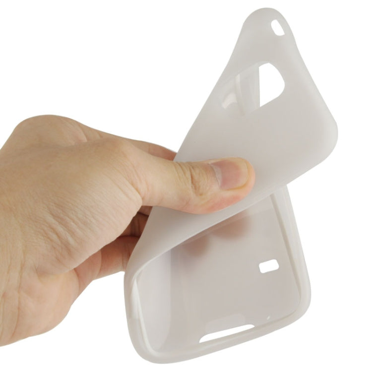 Touch Screen Flip Frosted TPU Case for Galaxy S5 / G900